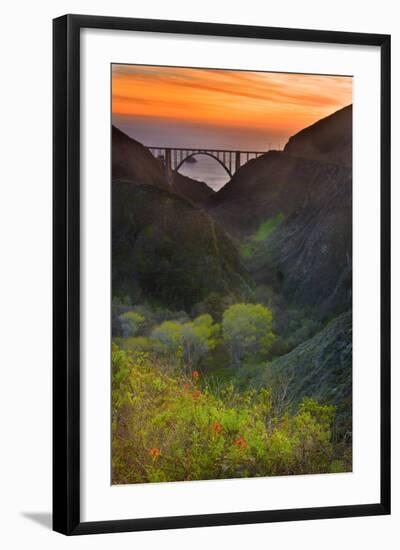 Usa, California, Big Sur, Bixby Bridge-Don Smith-Framed Photographic Print