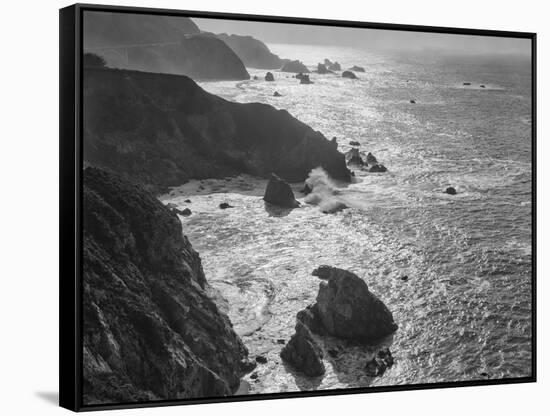 USA, California, Big Sur Coast-John Ford-Framed Stretched Canvas