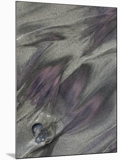 USA, California, Big Sur. Patterns in beach sand.-Jaynes Gallery-Mounted Photographic Print