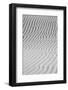 USA, California. Black and white image of windblown sand dune-Judith Zimmerman-Framed Photographic Print