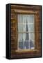 USA, California, Bodie. Close-up of Window-Don Paulson-Framed Stretched Canvas