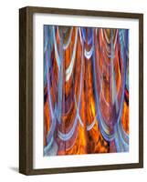 USA, California, Bodie State Park. Abstract of window.-Jaynes Gallery-Framed Photographic Print