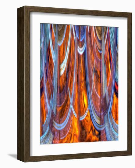 USA, California, Bodie State Park. Abstract of window.-Jaynes Gallery-Framed Photographic Print