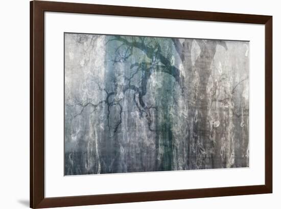 USA, California, Carrizo Plain National Monument. Abstract of oak tree and metal-Jaynes Gallery-Framed Premium Photographic Print