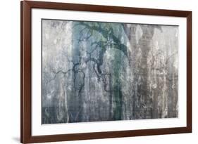 USA, California, Carrizo Plain National Monument. Abstract of oak tree and metal-Jaynes Gallery-Framed Premium Photographic Print