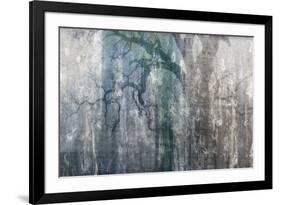 USA, California, Carrizo Plain National Monument. Abstract of oak tree and metal-Jaynes Gallery-Framed Premium Photographic Print