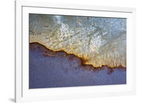 USA, California, Carrizo Plain National Monument. Abstract patterns on old machinery.-Jaynes Gallery-Framed Premium Photographic Print