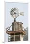 USA California. Cayucos, old wooden water tower with windmill for pumping-Alison Jones-Framed Photographic Print