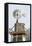USA California. Cayucos, old wooden water tower with windmill for pumping-Alison Jones-Framed Stretched Canvas