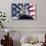 USA, California. Composite of bald eagle and American flag.-Jaynes Gallery-Photographic Print displayed on a wall