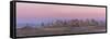 USA, California. Composite Panoramic of Trona Pinnacles-Don Paulson-Framed Stretched Canvas