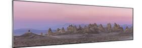 USA, California. Composite Panoramic of Trona Pinnacles-Don Paulson-Mounted Photographic Print