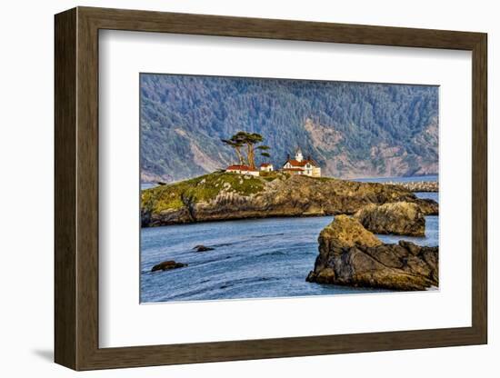 USA, California, Crescent City, Battery Light House-Joe Restuccia III-Framed Photographic Print