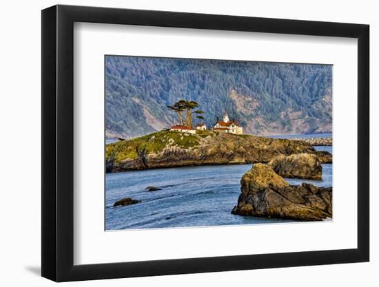 USA, California, Crescent City, Battery Light House-Joe Restuccia III-Framed Photographic Print