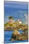 USA, California, Crescent City. Lighthouse and harbor-Hollice Looney-Mounted Photographic Print