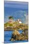 USA, California, Crescent City. Lighthouse and harbor-Hollice Looney-Mounted Photographic Print