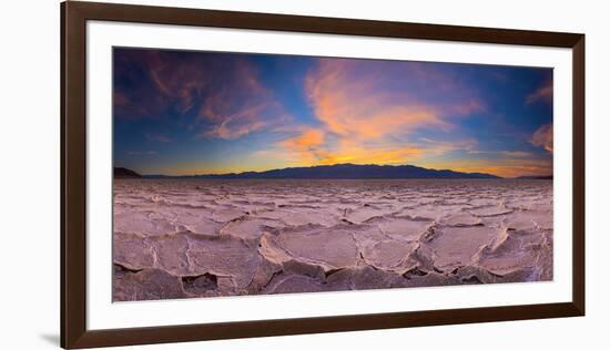 Usa, California, Death Valley National Park, Badwater Basin, Lowest Point in North America-Alan Copson-Framed Photographic Print