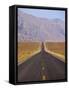 USA, California, Death Valley National Park, Badwater Road Landscape-Walter Bibikow-Framed Stretched Canvas