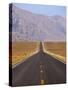 USA, California, Death Valley National Park, Badwater Road Landscape-Walter Bibikow-Stretched Canvas