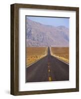 USA, California, Death Valley National Park, Badwater Road Landscape-Walter Bibikow-Framed Photographic Print