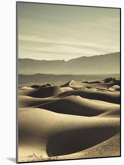 USA, California, Death Valley National Park, Mesquite Flat Sand Dunes-Walter Bibikow-Mounted Photographic Print