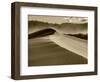 USA, California. Death Valley National Park, Mesquite Flats Sand Dunes, blowing sand.-Jamie & Judy Wild-Framed Photographic Print