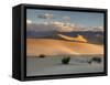 USA, California. Death Valley National Park, Mesquite Flats Sand Dunes, blowing sand.-Jamie & Judy Wild-Framed Stretched Canvas