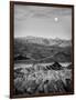 USA, California, Death Valley National Park. Moon setting at dawn over Zabriskie Point-Ann Collins-Framed Photographic Print