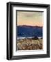 USA, California, Death Valley National Park. Moonset at Sunrise from Zabriskie Point-Ann Collins-Framed Photographic Print