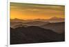 USA, California, Death Valley National Park, mountain ridges-George Theodore-Framed Photographic Print