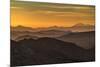 USA, California, Death Valley National Park, mountain ridges-George Theodore-Mounted Premium Photographic Print