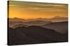 USA, California, Death Valley National Park, mountain ridges-George Theodore-Stretched Canvas