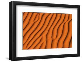 USA, California, Death Valley National Park. Sand pattern detail.-Jaynes Gallery-Framed Photographic Print