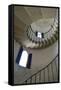 USA, California, Death Valley National Park, Spiral staircase at Scotty's Castle.-Kevin Oke-Framed Stretched Canvas