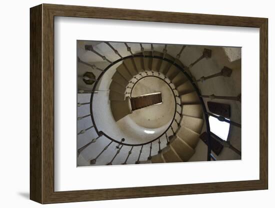 USA, California, Death Valley National Park, Spiral staircase at Scotty's Castle.-Kevin Oke-Framed Photographic Print