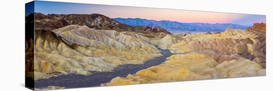 Usa, California, Death Valley National Park, Zabriskie Point-Alan Copson-Stretched Canvas