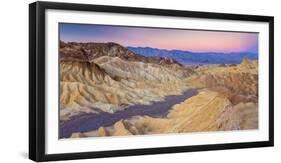 Usa, California, Death Valley National Park, Zabriskie Point-Alan Copson-Framed Photographic Print