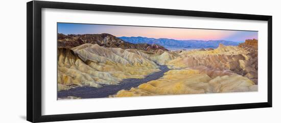 Usa, California, Death Valley National Park, Zabriskie Point-Alan Copson-Framed Photographic Print