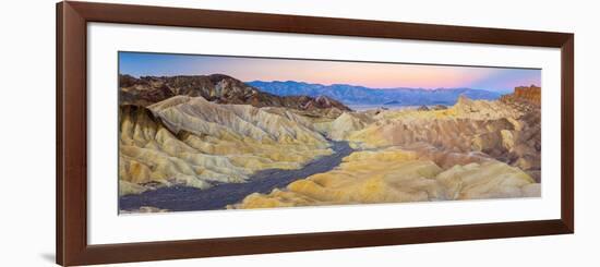 Usa, California, Death Valley National Park, Zabriskie Point-Alan Copson-Framed Photographic Print