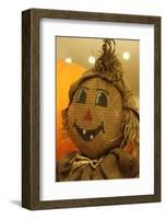 USA, California, Del Mar. A scarecrow at a Pumpkin Patch festival.-Kymri Wilt-Framed Photographic Print