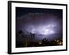 USA, California, del Mar Lightning Storm-John Ford-Framed Photographic Print