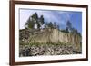 USA, California, Devil's Postpile National Monument. Basalt column formations.-Jaynes Gallery-Framed Premium Photographic Print