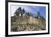 USA, California, Devil's Postpile National Monument. Basalt column formations.-Jaynes Gallery-Framed Premium Photographic Print