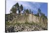 USA, California, Devil's Postpile National Monument. Basalt column formations.-Jaynes Gallery-Stretched Canvas