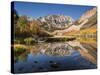 USA, California, Eastern Sierra. Fall Color Reflected in North Lake-Ann Collins-Stretched Canvas