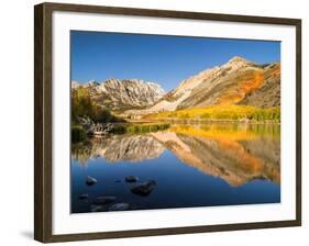 USA, California, Eastern Sierra, Fall Color Reflected in North Lake-Ann Collins-Framed Photographic Print