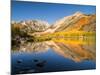 USA, California, Eastern Sierra, Fall Color Reflected in North Lake-Ann Collins-Mounted Photographic Print