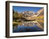 USA, California, Eastern Sierra. Fall Color Reflected in North Lake-Ann Collins-Framed Photographic Print