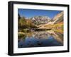 USA, California, Eastern Sierra. Fall Color Reflected in North Lake-Ann Collins-Framed Photographic Print