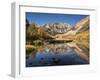 USA, California, Eastern Sierra. Fall Color Reflected in North Lake-Ann Collins-Framed Photographic Print